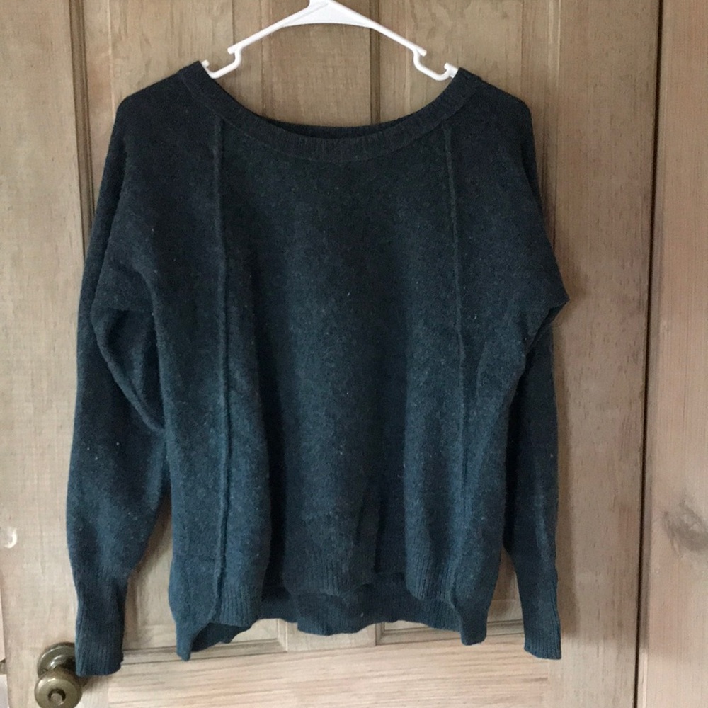 Cashmere Wool Blend Boyfriend Sweater